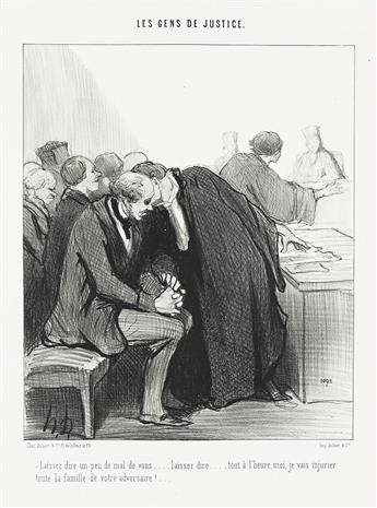 HONORÉ DAUMIER Les Gens de Justice.